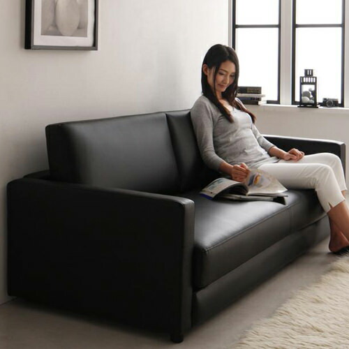 楽天市場】ソファ ソファー 3人掛け以上 ソファベッド ブラック