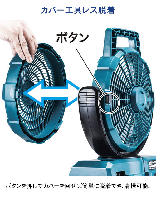 楽天市場】MAKITA マキタ 扇風機充電式ファン 本体のみ CF203D 全2色