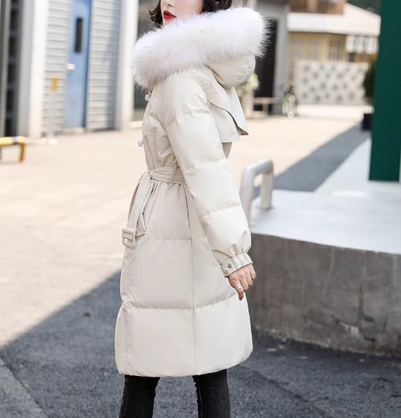 楽天市場】ジャケット アウター レディース ダウン 膝丈 長袖 スリム