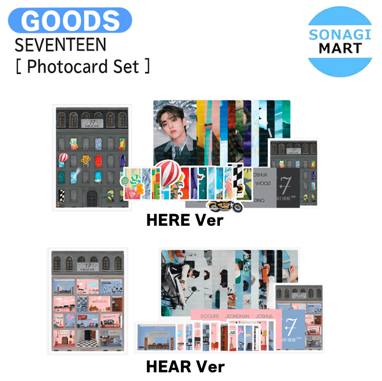 楽天市場】SEVENTEEN [ Photocard Set ] BEST ALBUM 17 IS RIGHT HERE