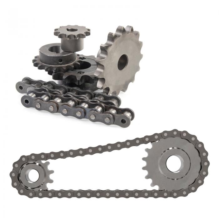 楽天市場】2個セット ISO/DIN 06B-1 ローラーチェーンスプロケット B