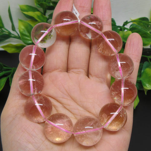 楽天市場】【天然石】天使のはしご☆ピンク☆エンジェルラダー☆19ミリ