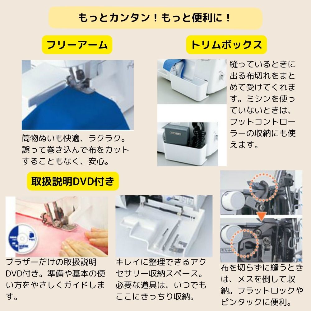 楽天市場】【ポイント5倍！】ロックミシン ブラザー ホームロック