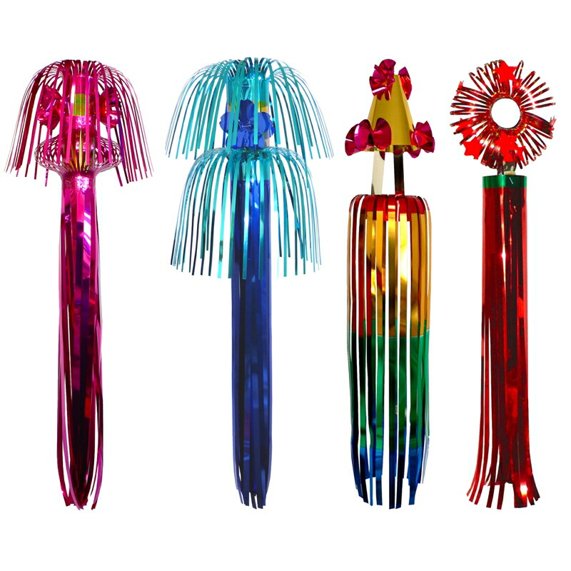 楽天市場】【七夕】 吹き流しMセット（4種アソート計32コ入）H50