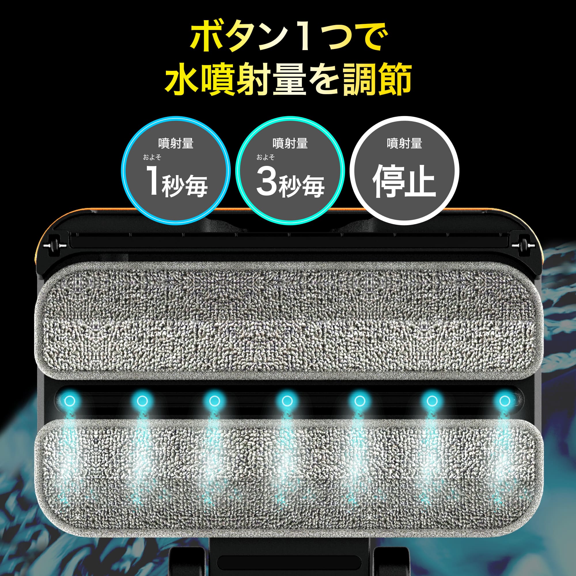 楽天市場】マルチウォーターモップ 排水機能付き SY-140N2-DY モップ