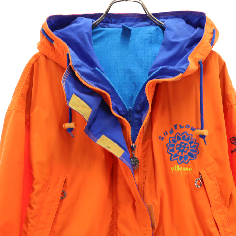 楽天市場】古着 ellesse エレッセ 長袖 ナイロンジャケット S オレンジ