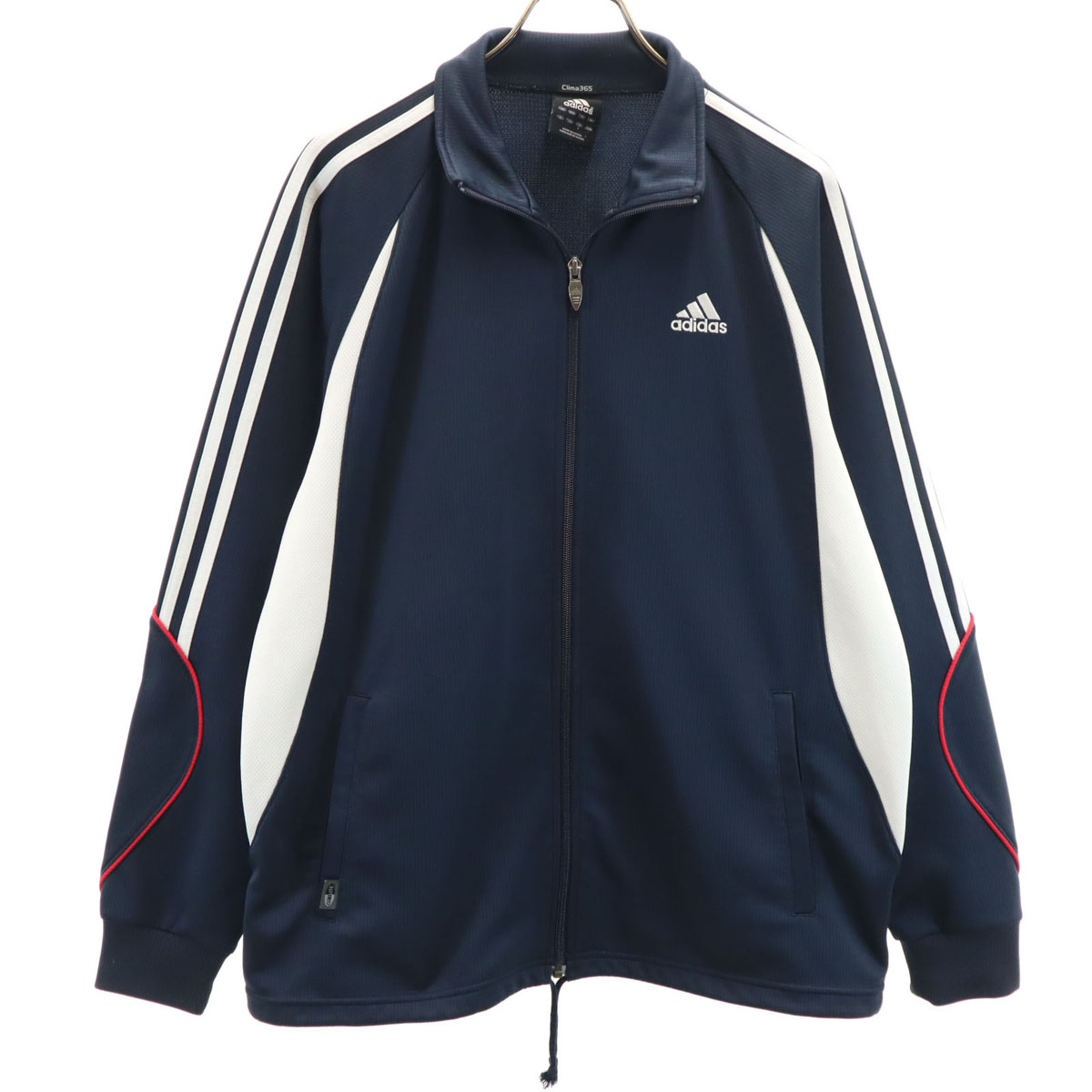 楽天市場】古着 adidas アディダス トラックジャケット L ネイビー