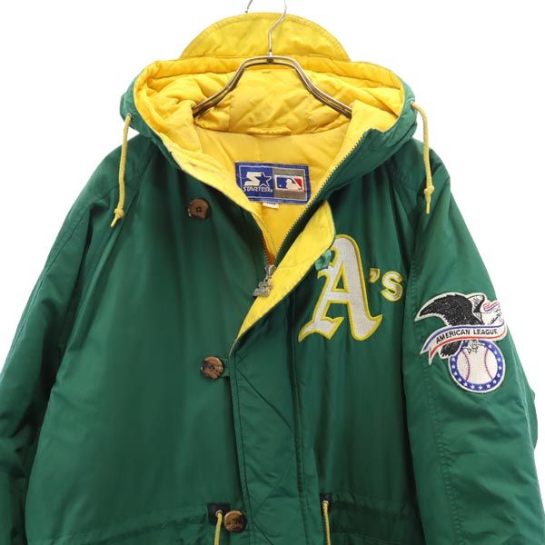 楽天市場】古着 STARTER スターター アスレチックス ベンチコート L