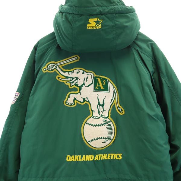 楽天市場】古着 STARTER スターター アスレチックス ベンチコート L