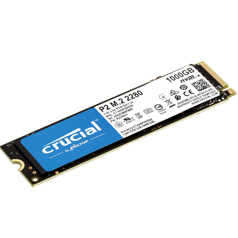 楽天市場】ポイント10倍 Crucial P2 1TB 3D NAND NVMe PCIe M.2 SSD