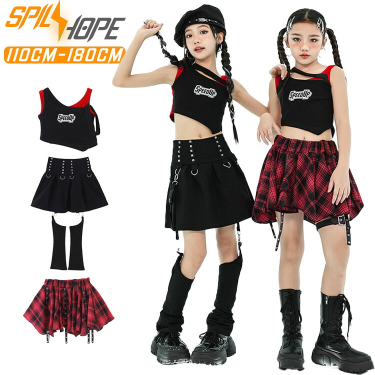 楽天市場】黒 赤 ブラック チェック柄 タンクトップ スカート 黒