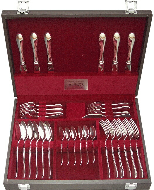 楽天市場】ALFACT 洋白銀器シャルル ディナーセット32pc カトラリー