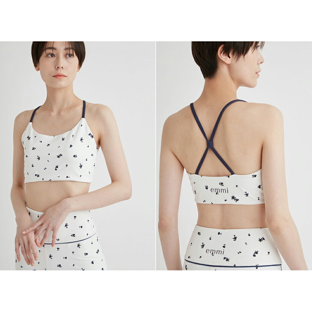 楽天市場】エミ emmi emmi yoga ミニフラワーUVカットブラトップ