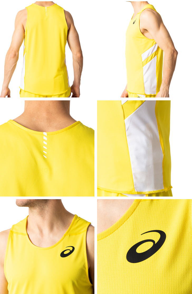 楽天市場】アシックス メンズ ユニフォーム レーシング ランニング