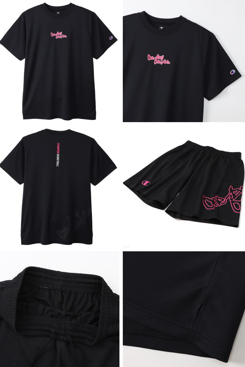 楽天市場】チャンピオン Tシャツ 半袖 + ハーフ 上下 メンズ