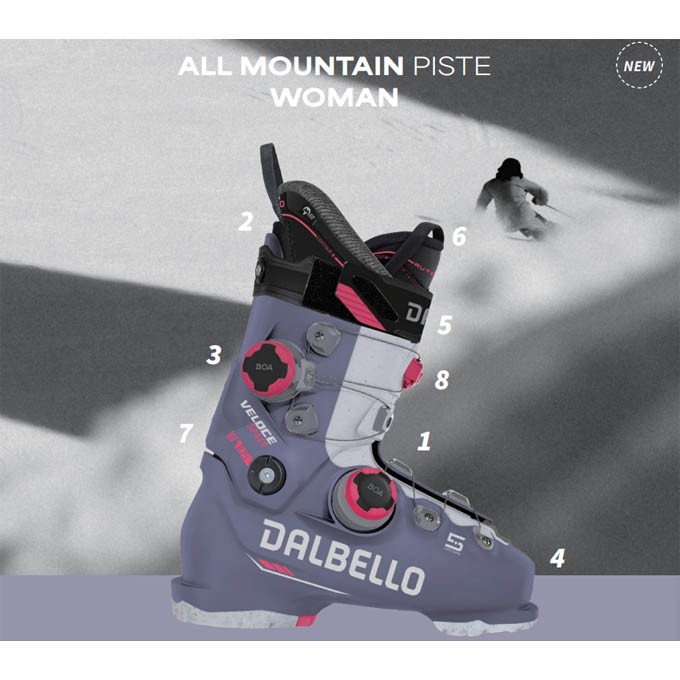 楽天市場】DALBELLO ダルベロ スキーブーツ レディース BOA 【2025