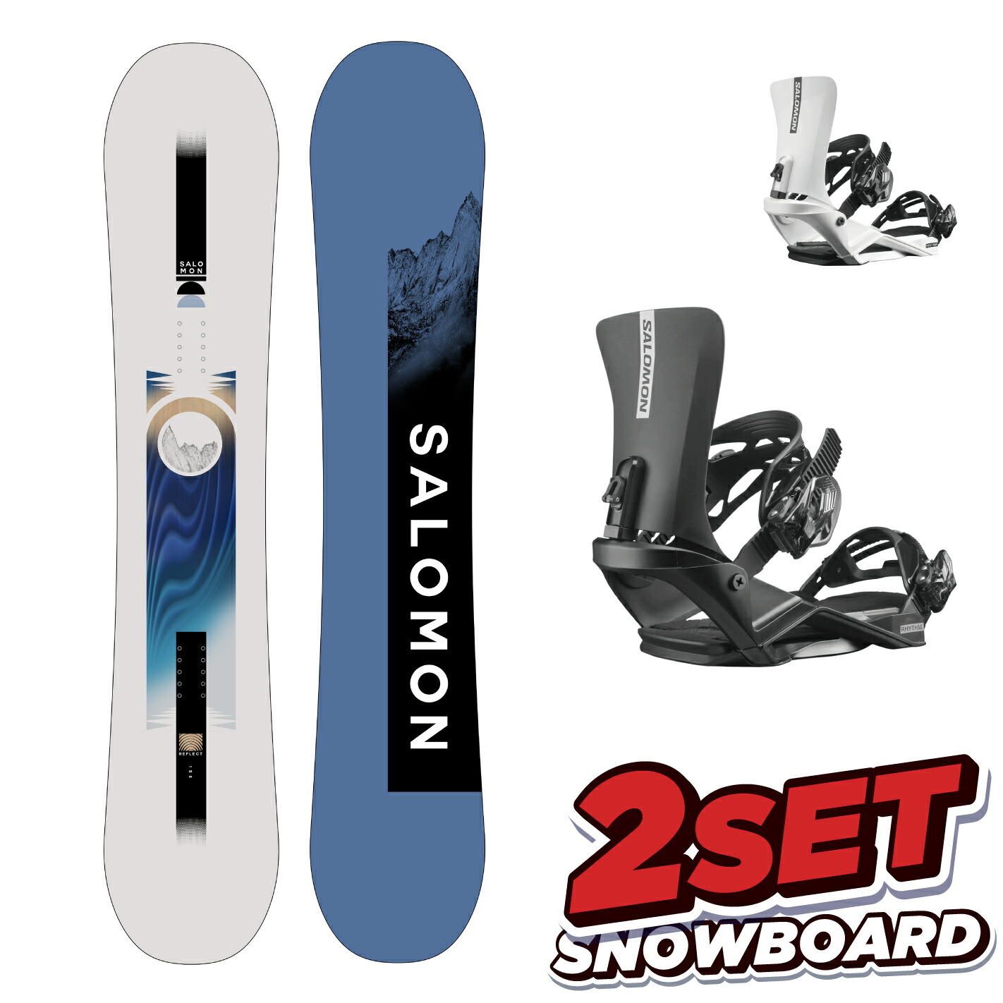 楽天市場】スノーボード サロモン 2点セット（ブランドサロモン）の通販