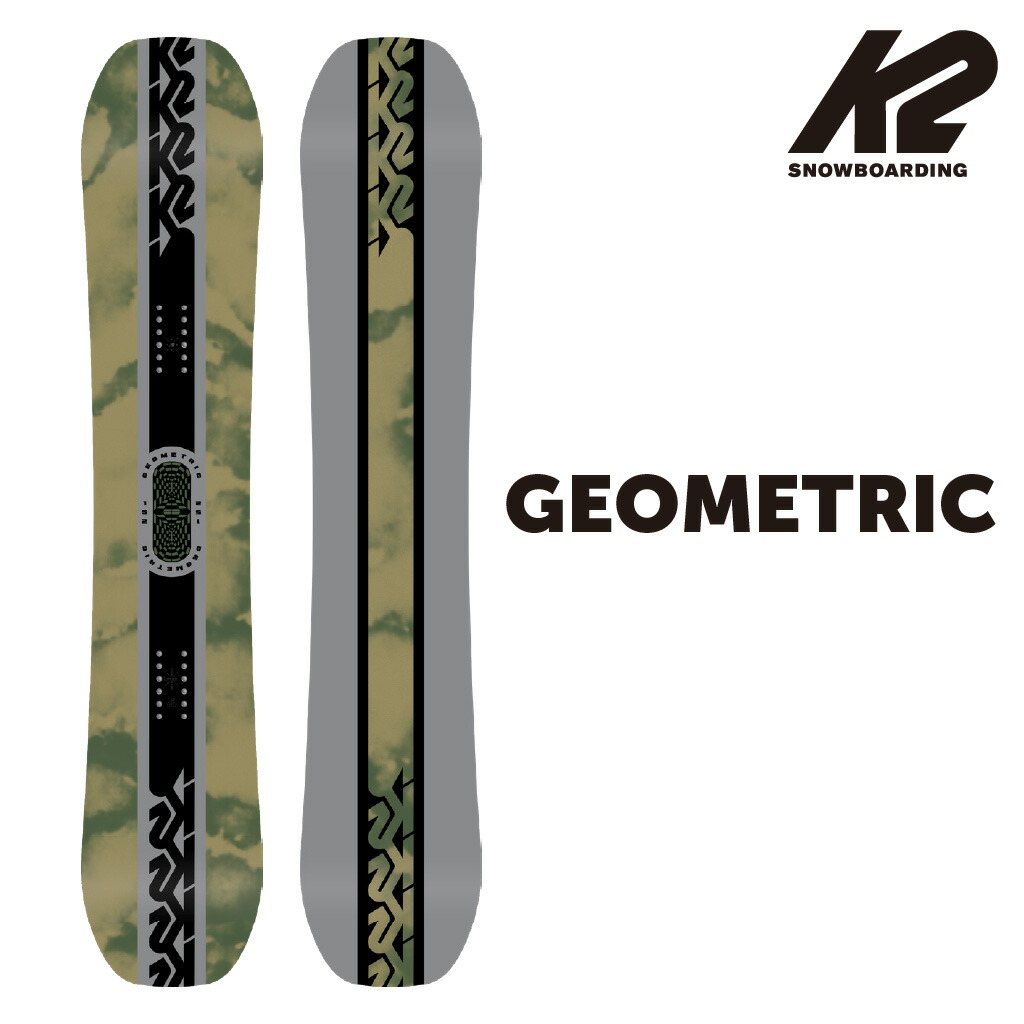 楽天市場】【BIN取付無料】K2 スノーボード 2点セット GEOMETRIC SONIC