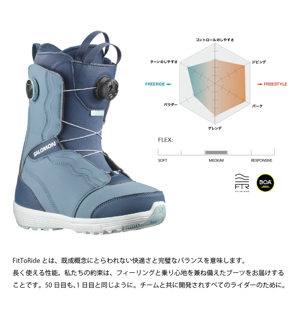 楽天市場】SALOMON IVY BOA SJ サロモン スノーボード ブーツ ボア