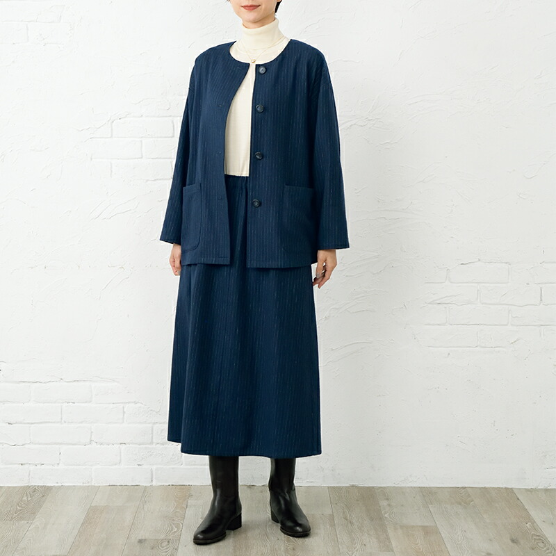 楽天市場】セットアップ（ジャケット＆スカート） 型紙 S M L LLサイズ