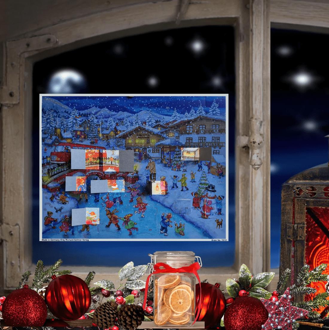 楽天市場】【送料無料】ドイツ アドベントカレンダー 雪遊び L 大判