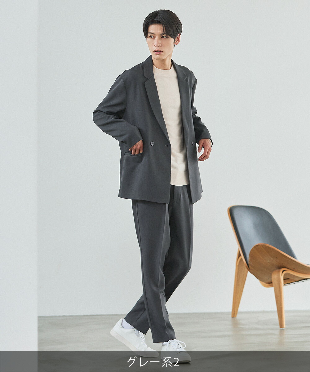 楽天市場】【SALE15】 【3点セット】 セットアップ ノーカラー