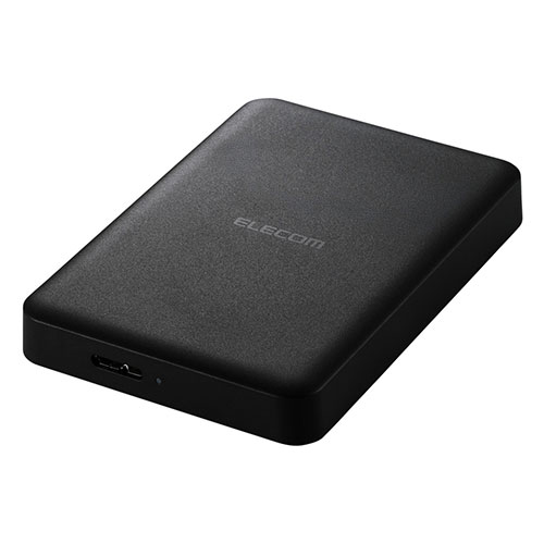 楽天市場】elecom ポータブルハードディスク elp-gtv020ubkの通販
