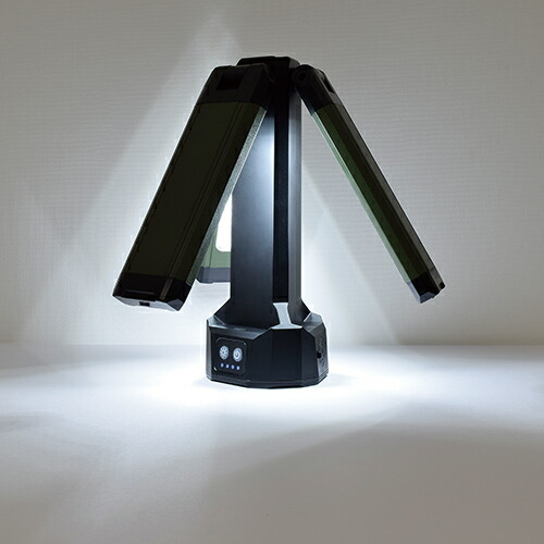 楽天市場】SK11 作業灯 充電式 LED 投光器 三脚付き ワークライト