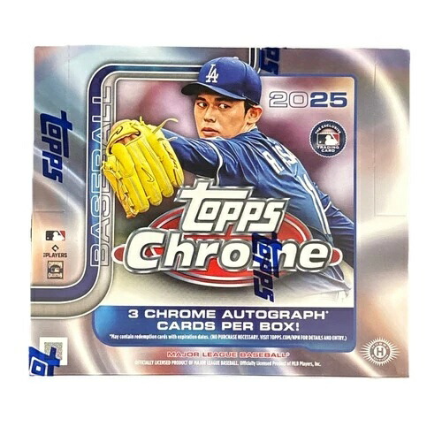 楽天市場】2025 Topps Chrome Baseball JUMBO BOX 未開封 - 新品