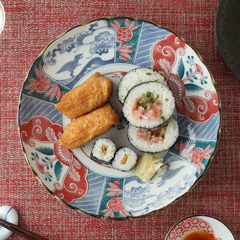 楽天市場】大皿 23cm 江戸っ子恐竜 良縁竜和モダン 深皿 プレート お皿