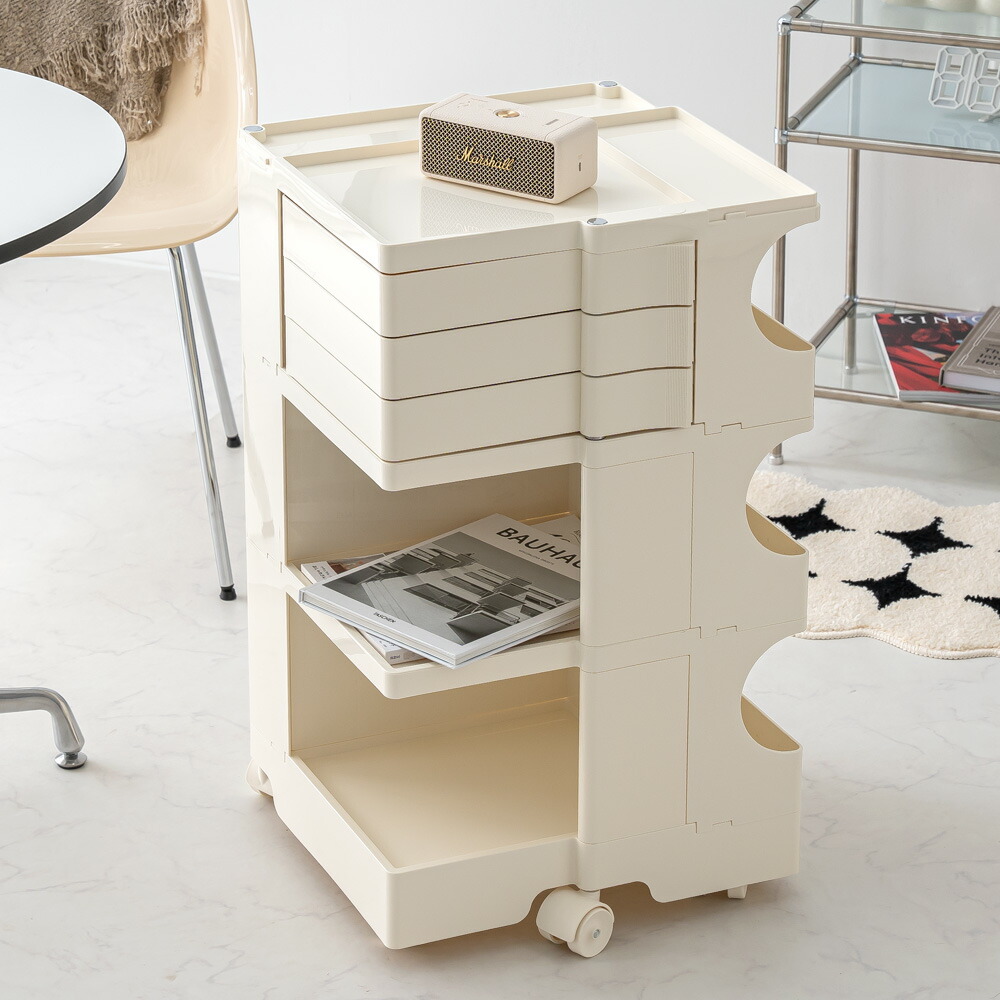 楽天市場】[期間限定]10%OFFクーポン3/8 0時〜 ワゴン キャスター付き