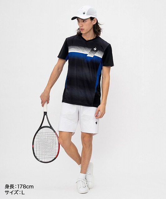 楽天市場】テニス ルコック JTA公認 グラデーションゲームシャツ