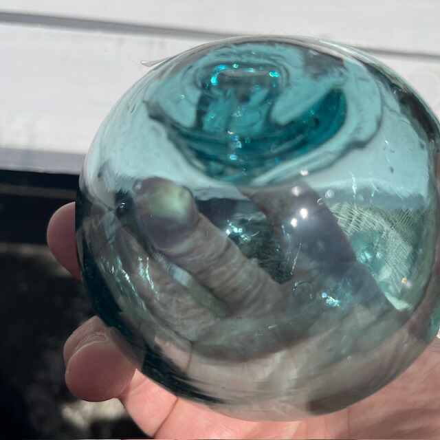 楽天市場】ビン玉、浮き球、浮き玉レトロガラス玉8cm(約75～84mm）2個