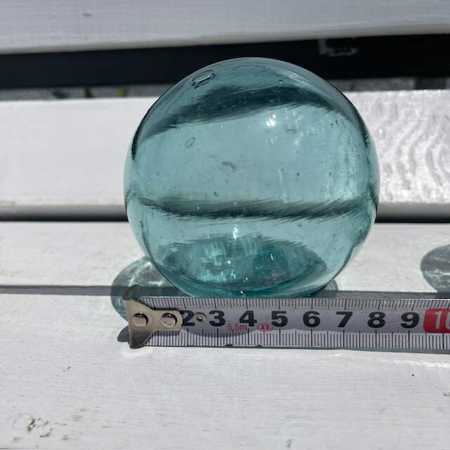 楽天市場】ビン玉、浮き球、浮き玉レトロガラス玉8cm(約75～84mm）2個