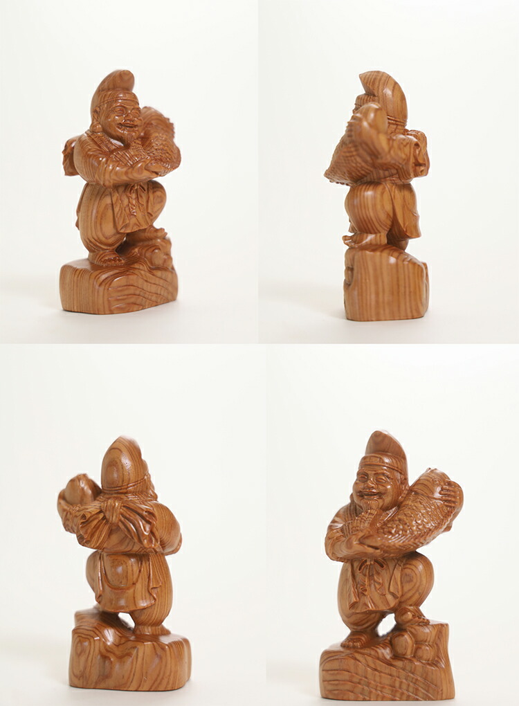 楽天市場】屋久杉 七福神 木彫り 一刀彫 / 素材：屋久杉（置物,縁起物