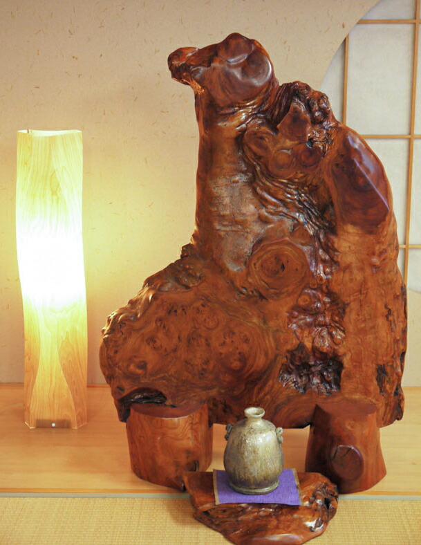 楽天市場】【横幅100cm】衝立 一枚板 仕様：無垢 / 素材：欅（木目