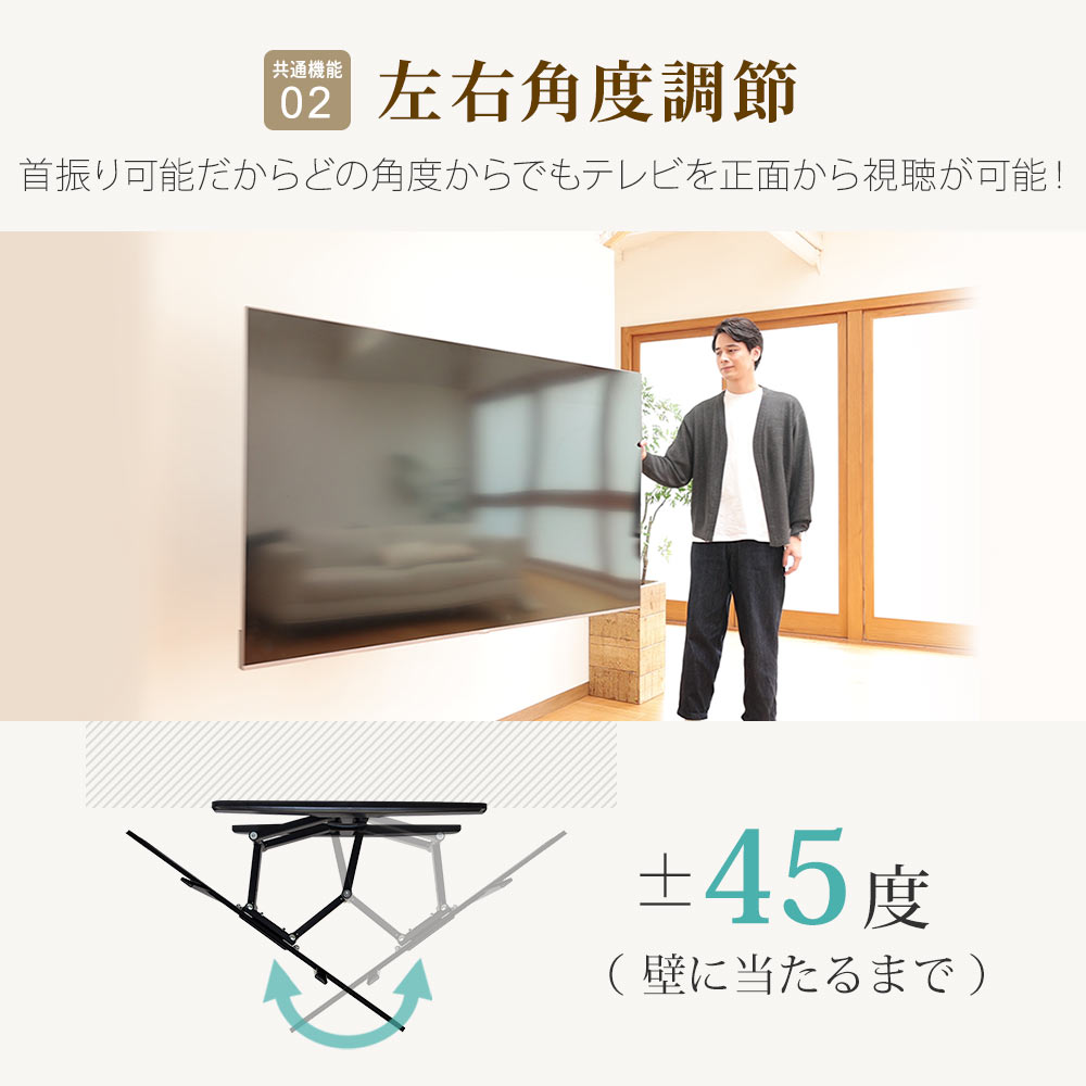 楽天市場】【エントリーでポイント10倍】テレビ壁掛け金具 テレビ壁掛