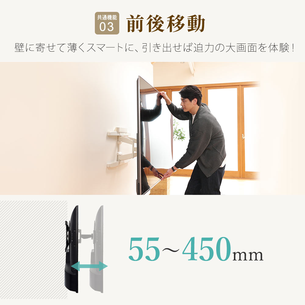 楽天市場】【エントリーでポイント10倍】テレビ壁掛け金具 テレビ壁掛