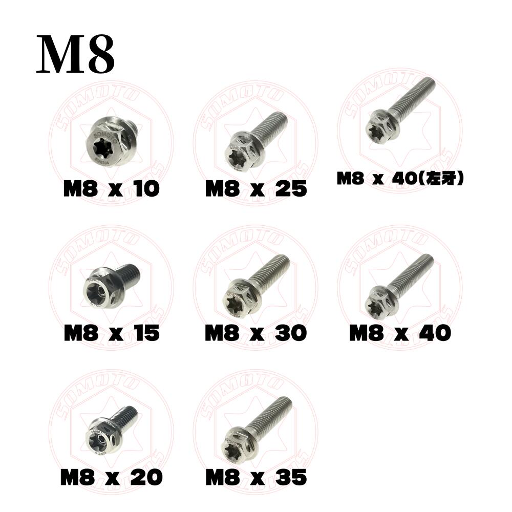 楽天市場】チタンメッキボルト セット M8 10~40mm P1.25 ステンレス