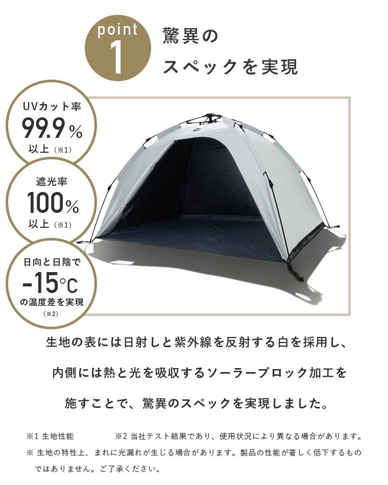 楽天市場】ロゴス Q-TOP ソーラーサンドブロックサンシェード-BF
