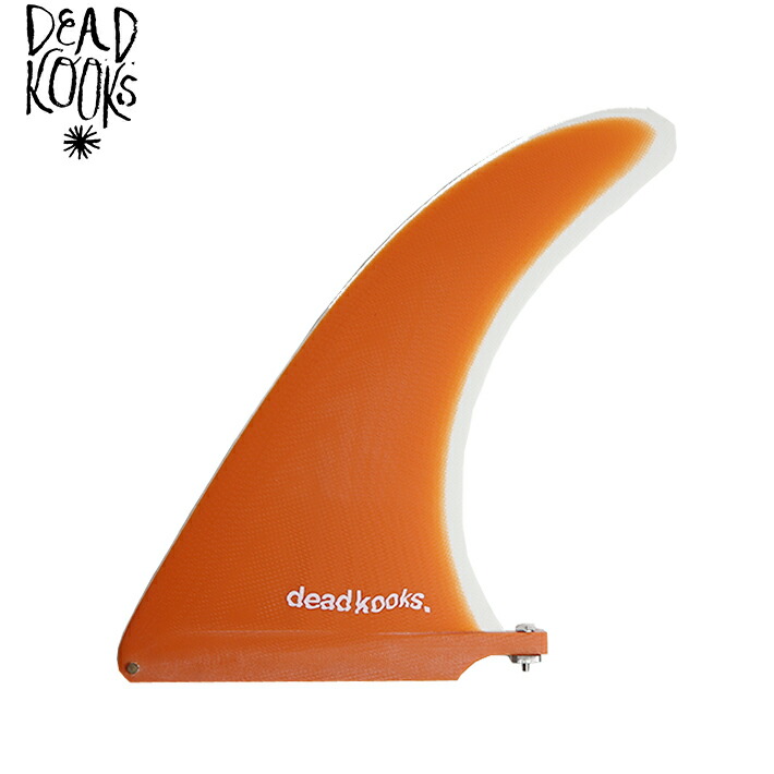 DEFLOW サーフボードフィン オレンジ グレー DEFLOW サーフボード