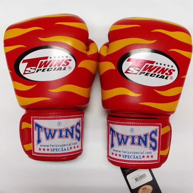 楽天市場】TWINS SPECIAL ボクシンググローブ 14oz Z赤黄 /ボクシング