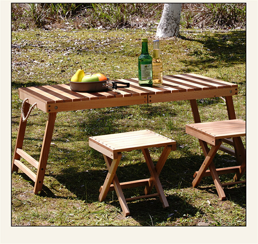 楽天市場】アウトドア テーブルセット3点セットアウトドア テーブル