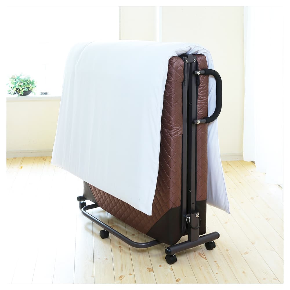 楽天市場】折りたたみベッド シングル 14段階リクライニング