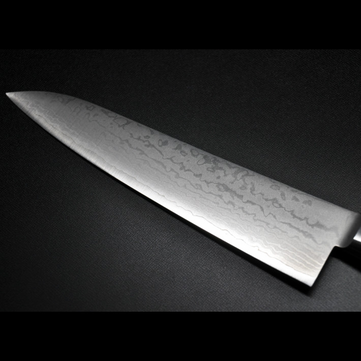 楽天市場】三木刃物製作所 白雲上作 V金10号 積層鋼 牛刀 210mm M-107S