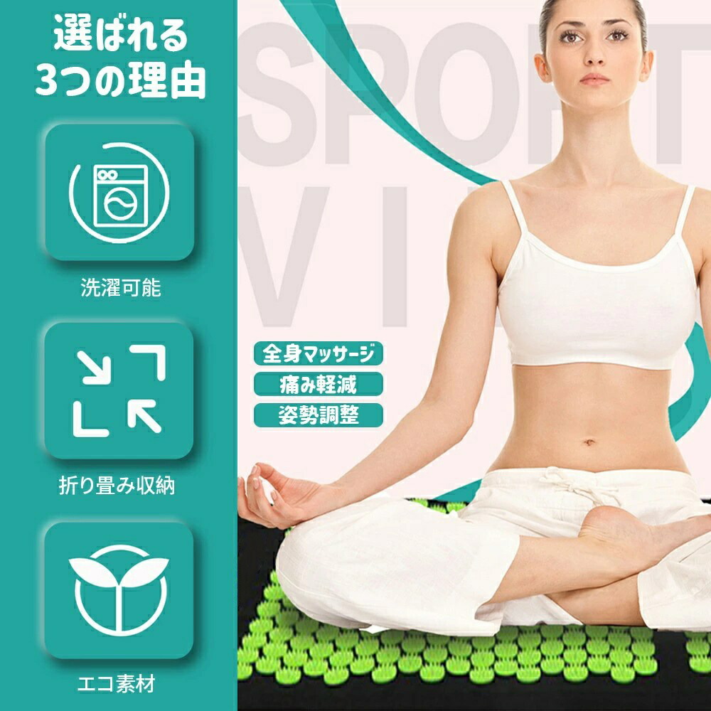 楽天市場】シャクティマット 指圧マット 枕セット 鍼 刺さり感 血液