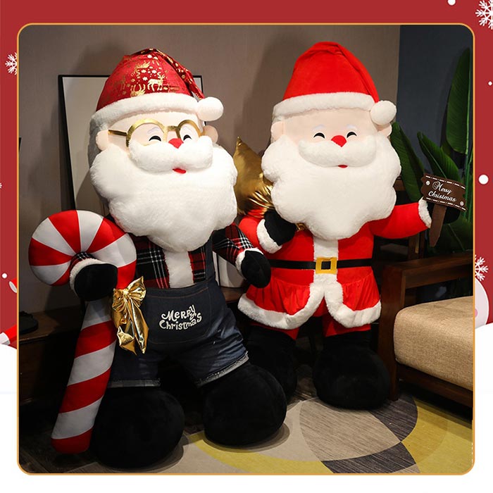 楽天市場】クリスマス 飾り サンタクロース サンタ 人形 ぬいぐるみ