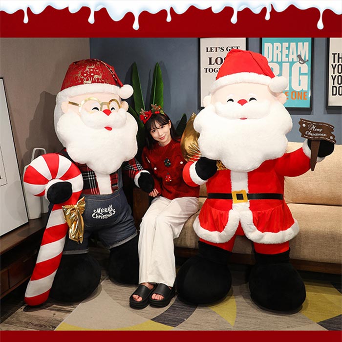 楽天市場】クリスマス 飾り サンタクロース サンタ 人形 ぬいぐるみ