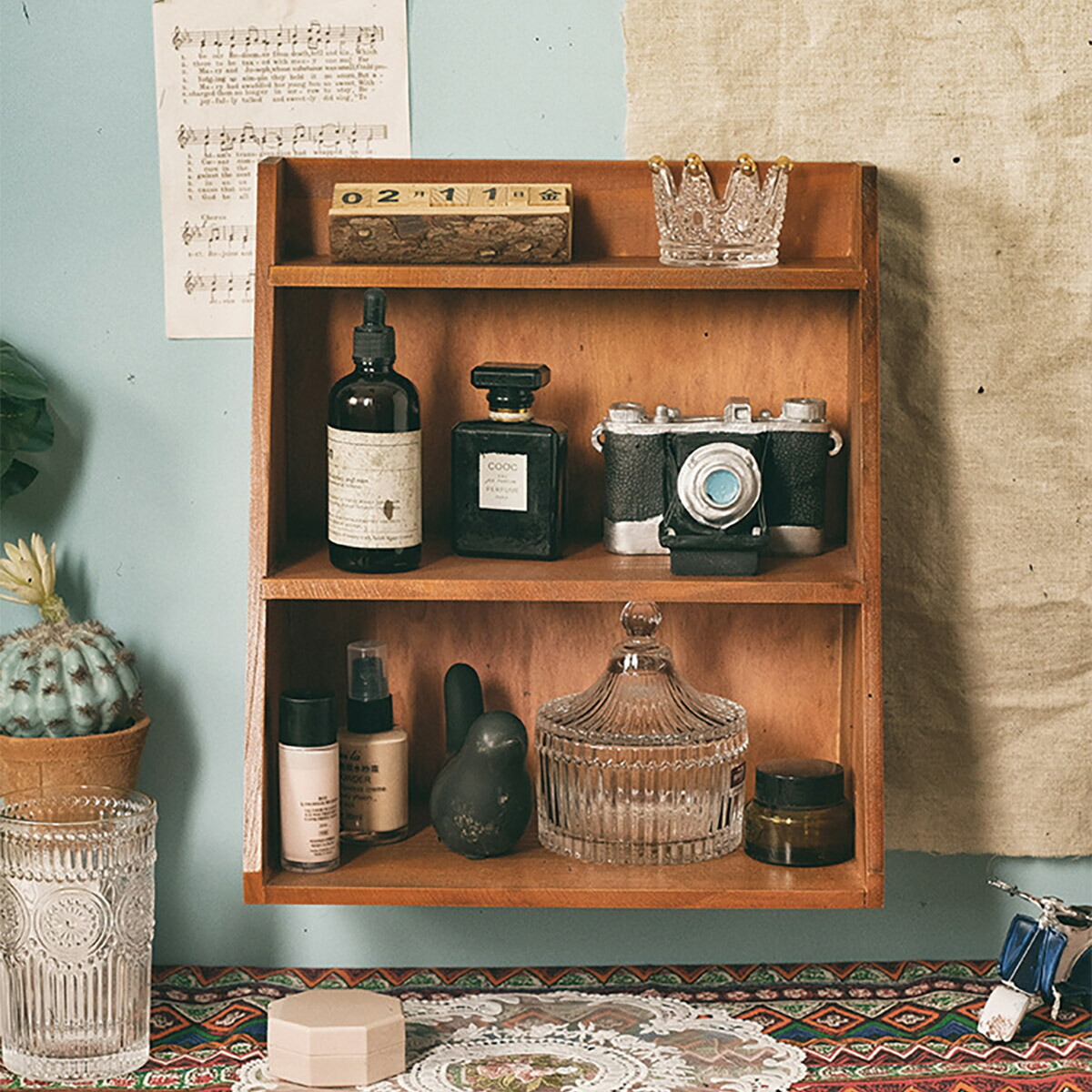 楽天市場】木製 卓上 小物入れ ミニチェスト アンティーク ウッド 収納