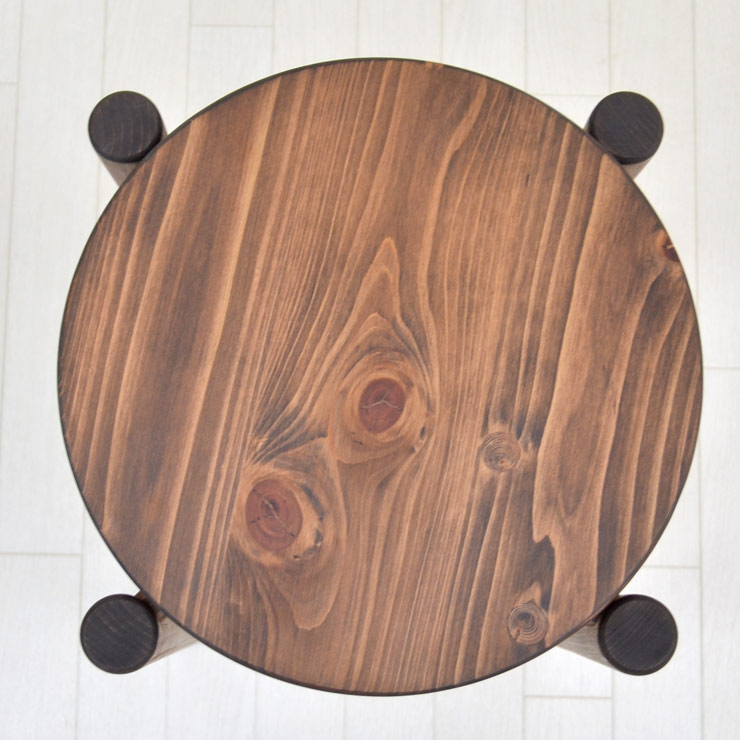 楽天市場】受注生産品 スタッキングスツール 2脚入り スリム脚 hinoki